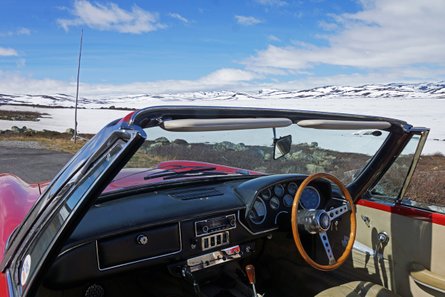 Mistral Spyder, et helt greit sted å være når man skal oppdage Norge ©John Gove