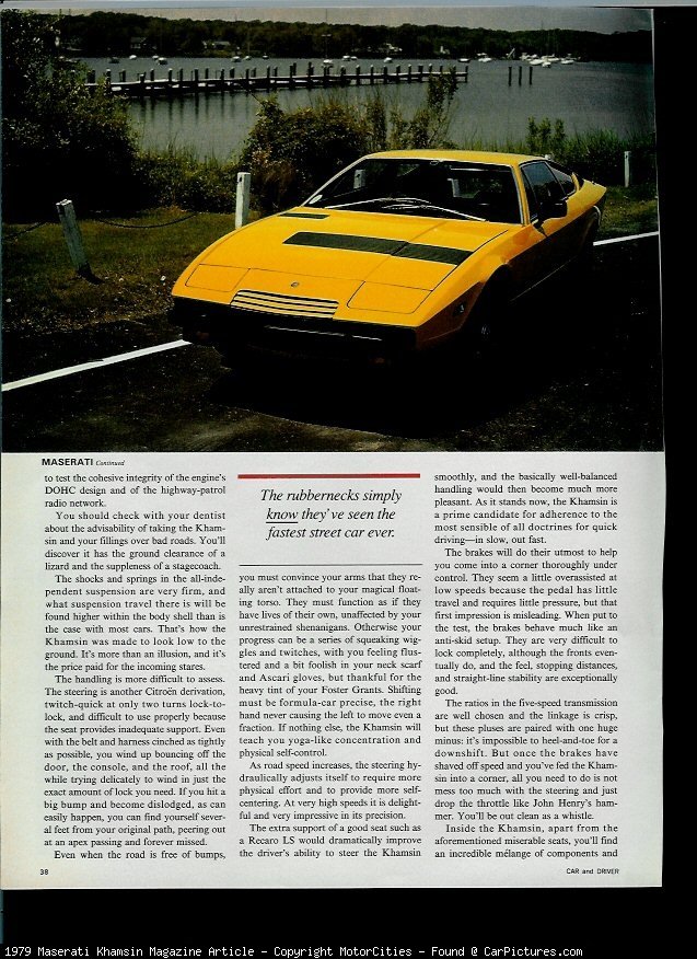 Copyright Car & Driver 1978 All rights reserved