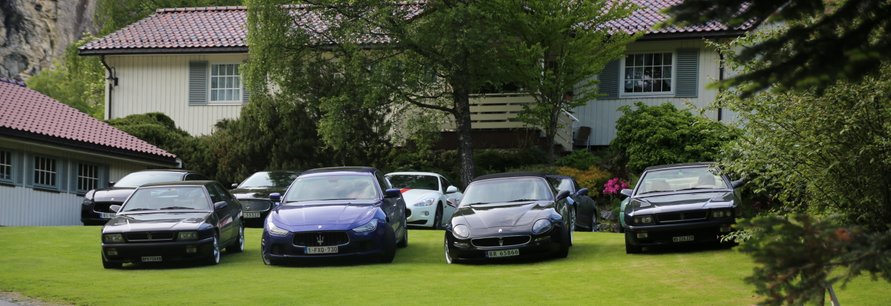 Maserati'er står seg fint på grønt gress, gjør de ikke.... ©Staffan Wohrne