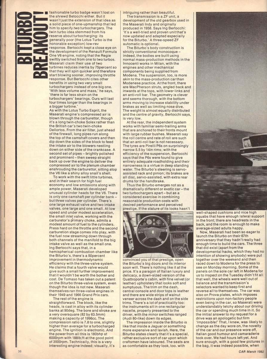 Copyright Foto: Colin Curwood / Text Mel Nichols of CAR Magazine 1982, all rights reserved