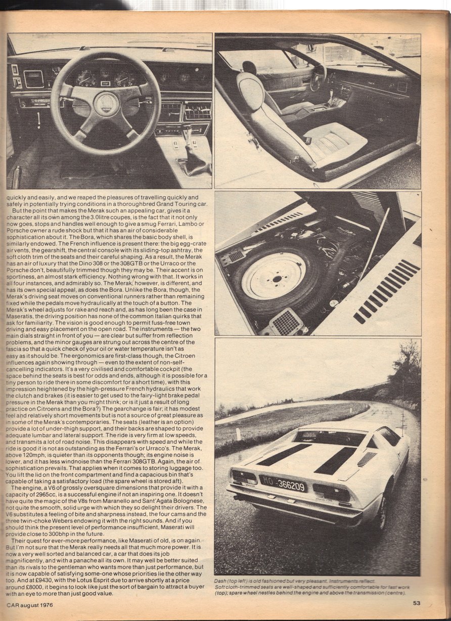 Copyright CAR Magazine Photo: Richard Cooke / Text: Mel Nichols 1976, all rights reserved